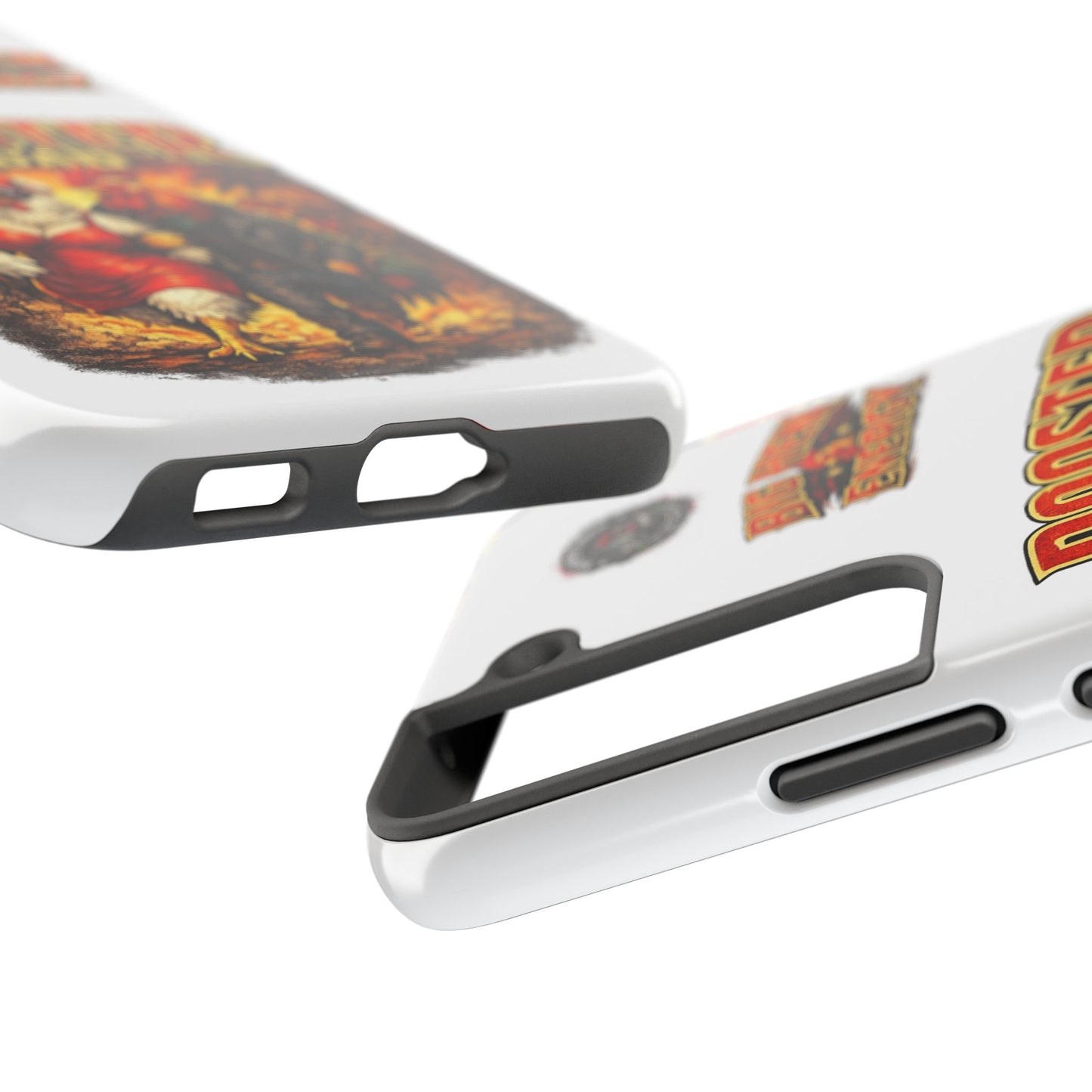 Rooster Squad Tough Phone Case – "Big Hen Energy" Retro Chicken Couple Design