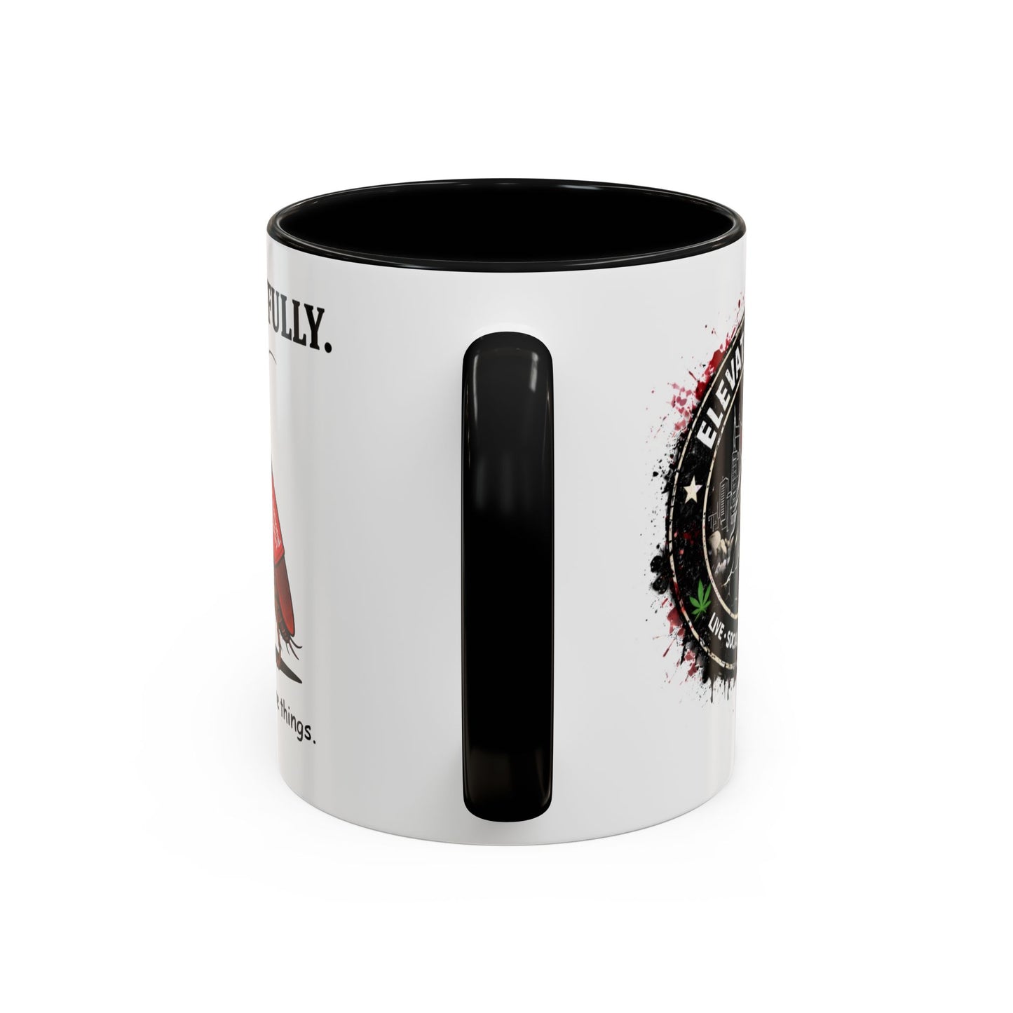 Respectfully Coffee Mug — Funny 'I've Seen Some Things' Cockroach Cartoon Accent Mug (11/15oz)