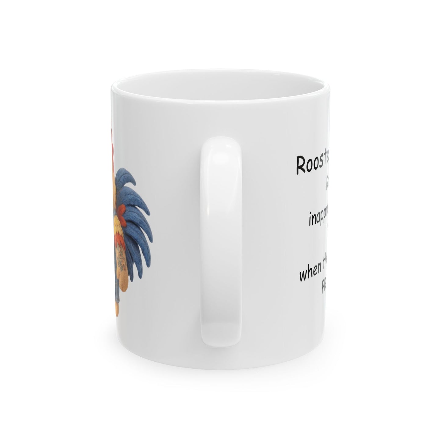 Rooster Pledge Ceramic Mug – Inspirational Farmhouse Coffee Cup (11oz, 15oz)