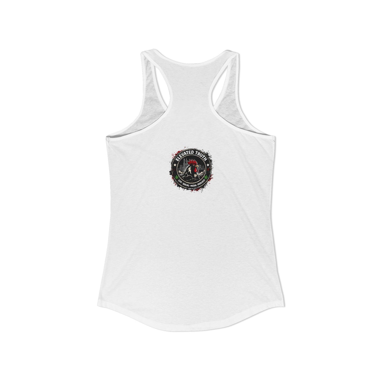Roosters and Roses --Women's Ideal Racerback Tank