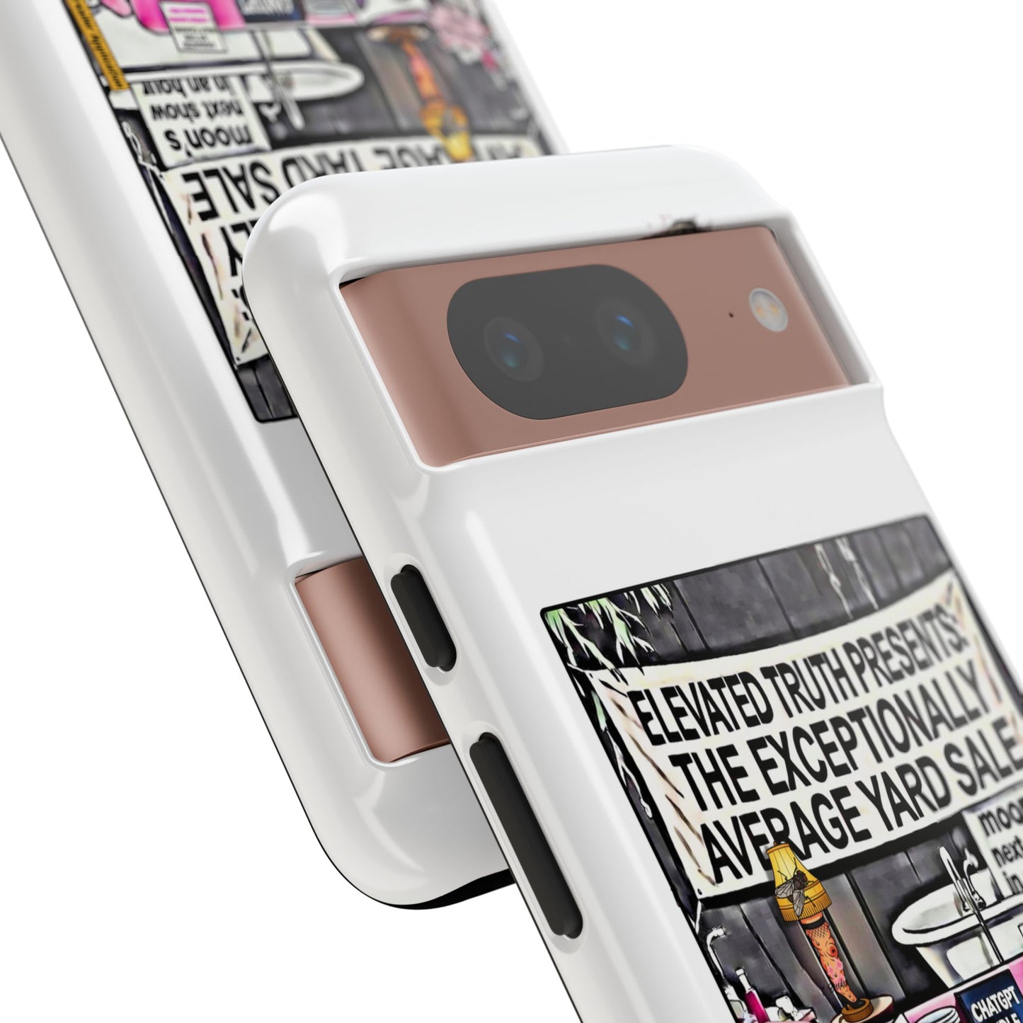 Phone Case — 'Elevated Truth Presents: The Exceptionally Average Yard Sale' Illustrated Design