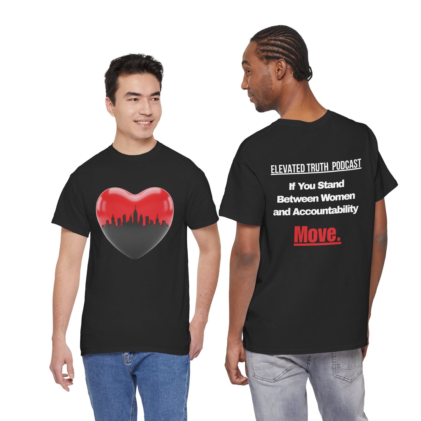 Elevated Truth Podcast 'Stand for Families' Tee — Heart & Accountability Design