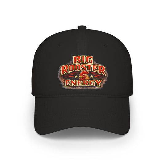 Big Rooster Energy Red Baseball Cap