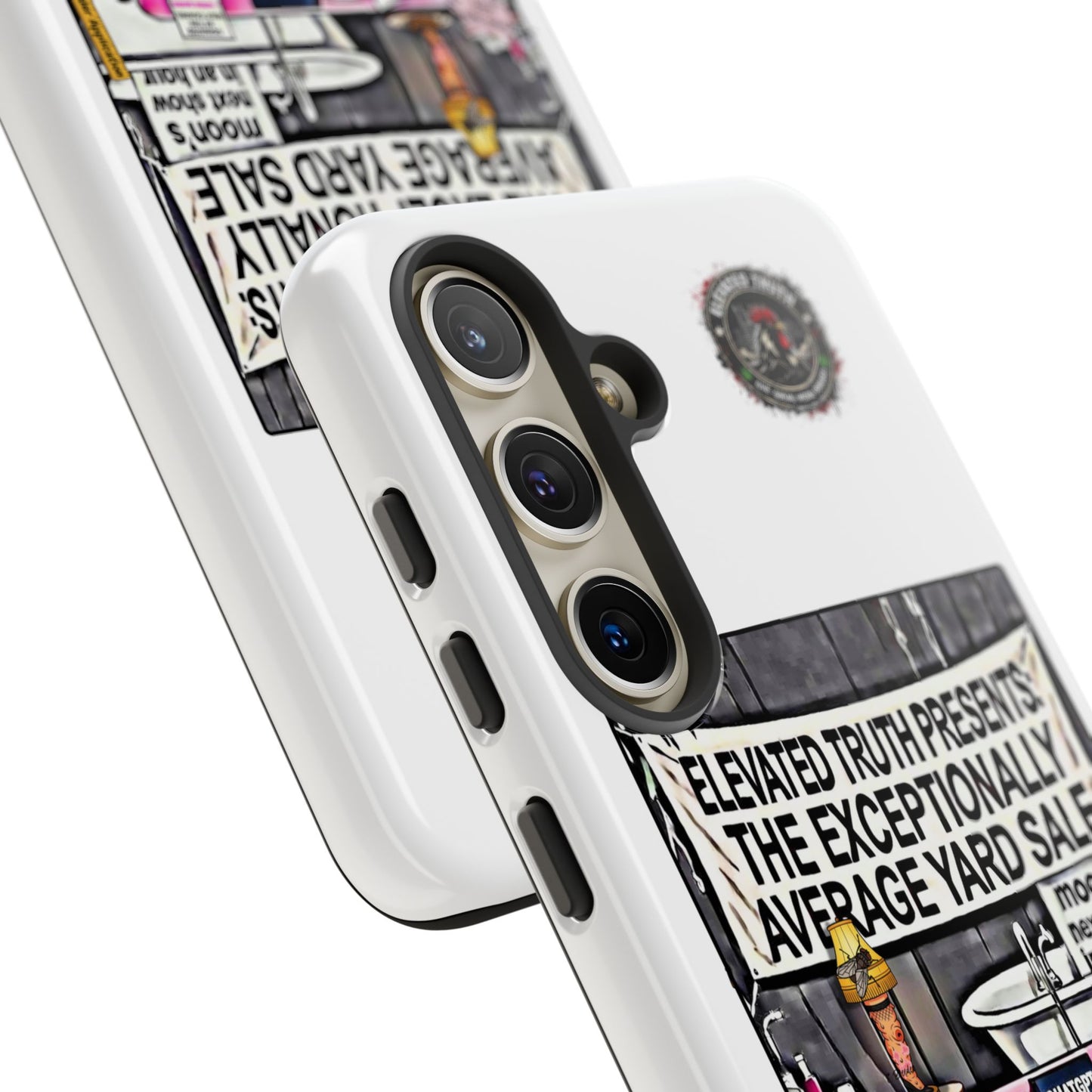 Phone Case — 'Elevated Truth Presents: The Exceptionally Average Yard Sale' Illustrated Design