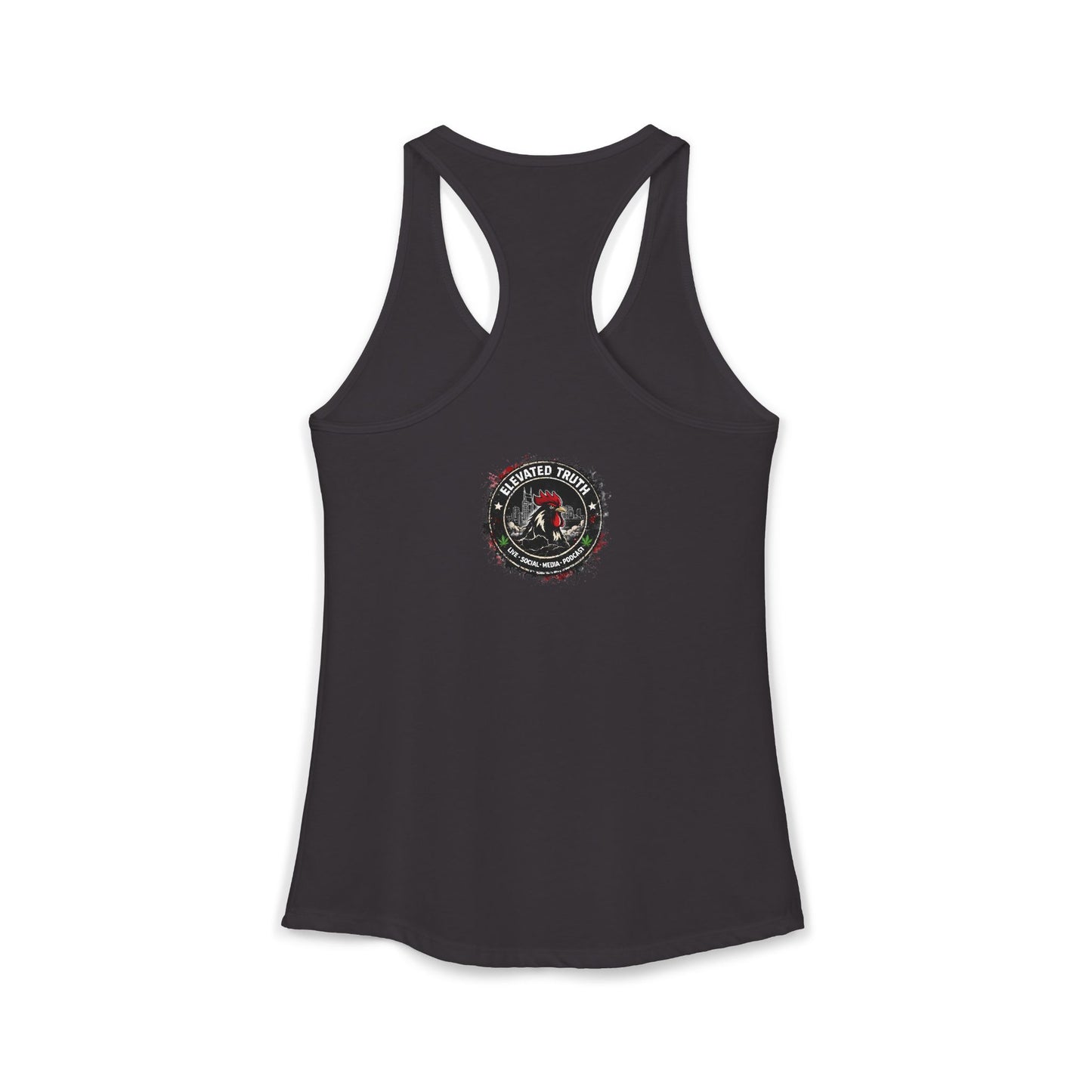 Roosters and Roses --Women's Ideal Racerback Tank