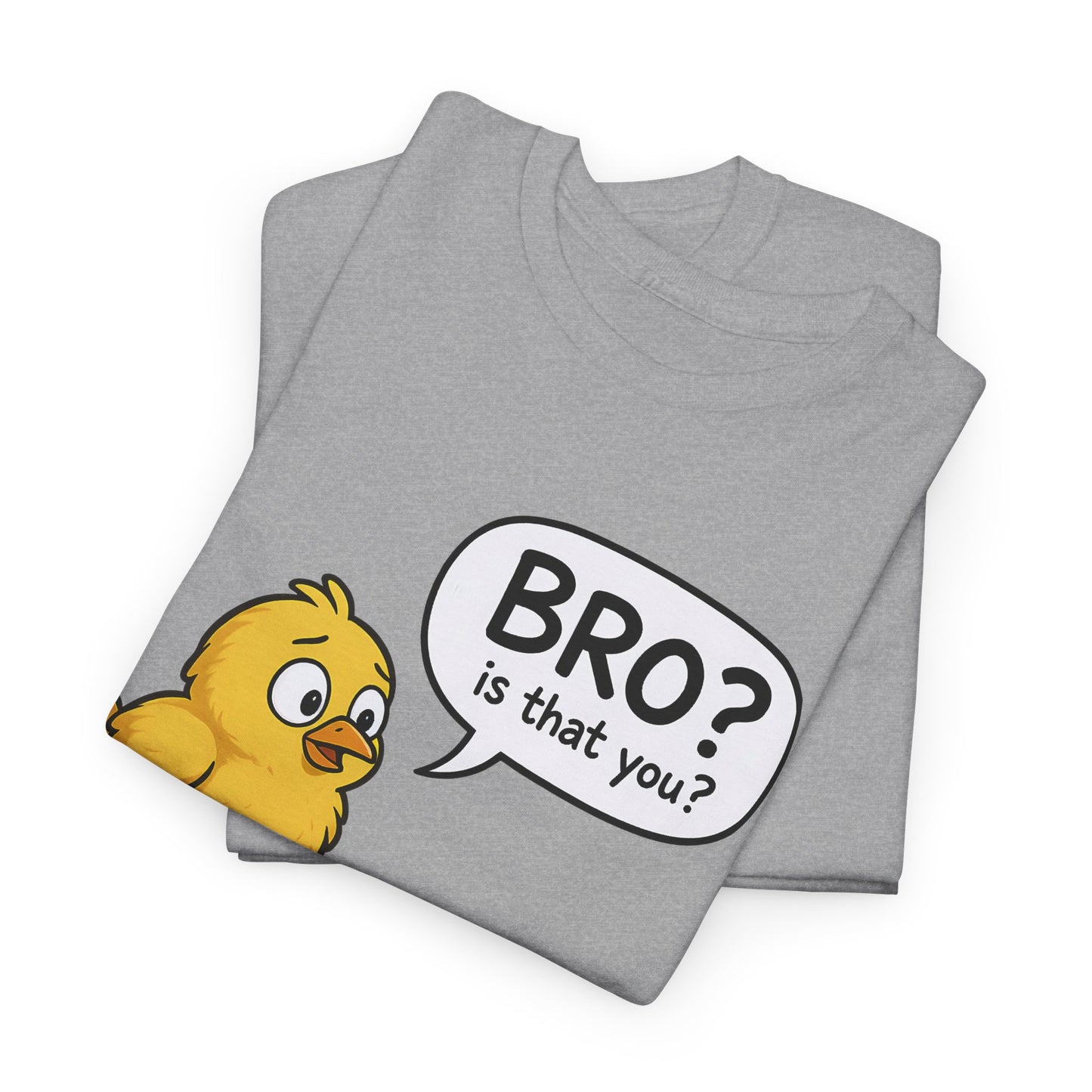 Funny Chick and Egg T‑Shirt — "Bro? Is That You?" Cute Novelty Tee