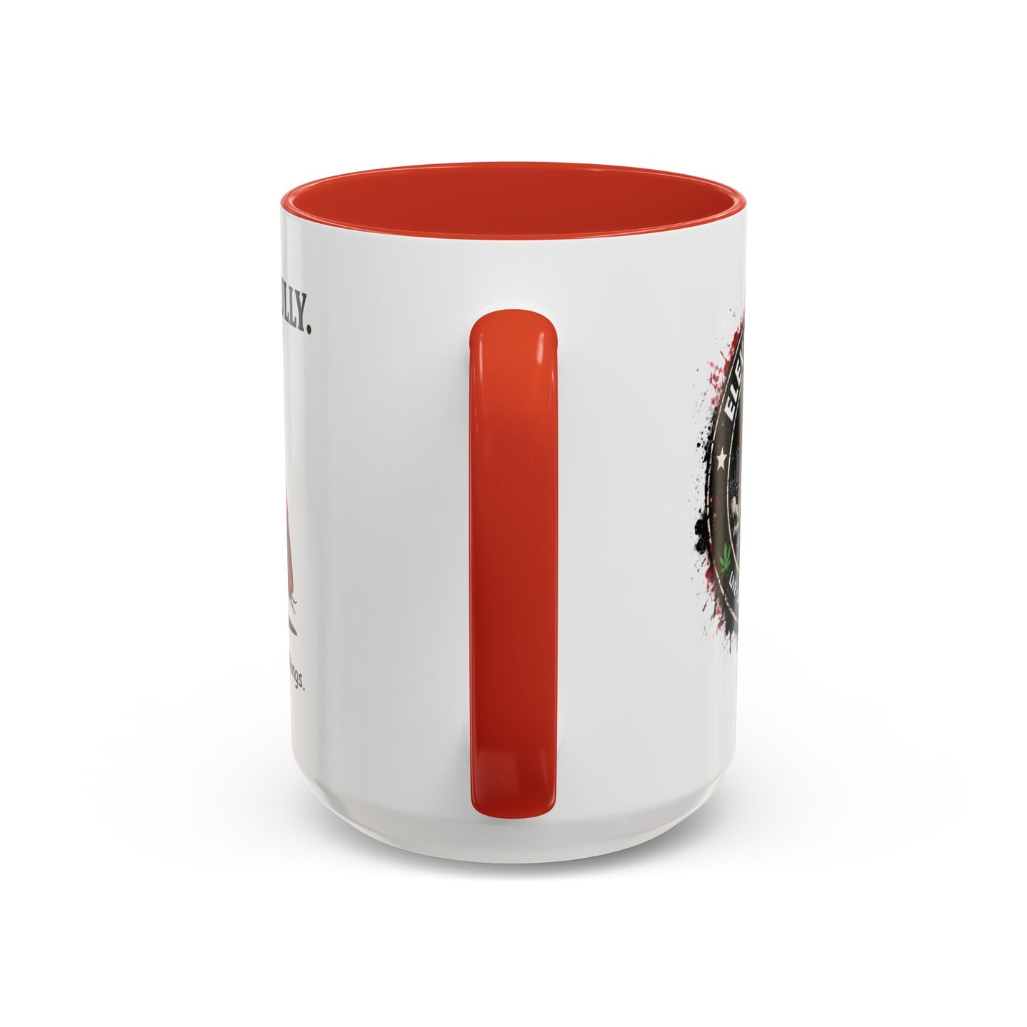 Respectfully Coffee Mug — Funny 'I've Seen Some Things' Cockroach Cartoon Accent Mug (11/15oz)