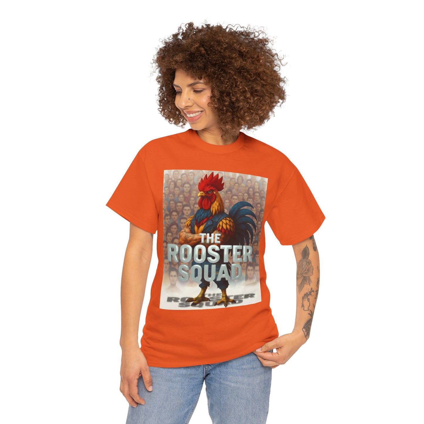 Rooster Squad T-Shirt — Rock With Our Flock Tee