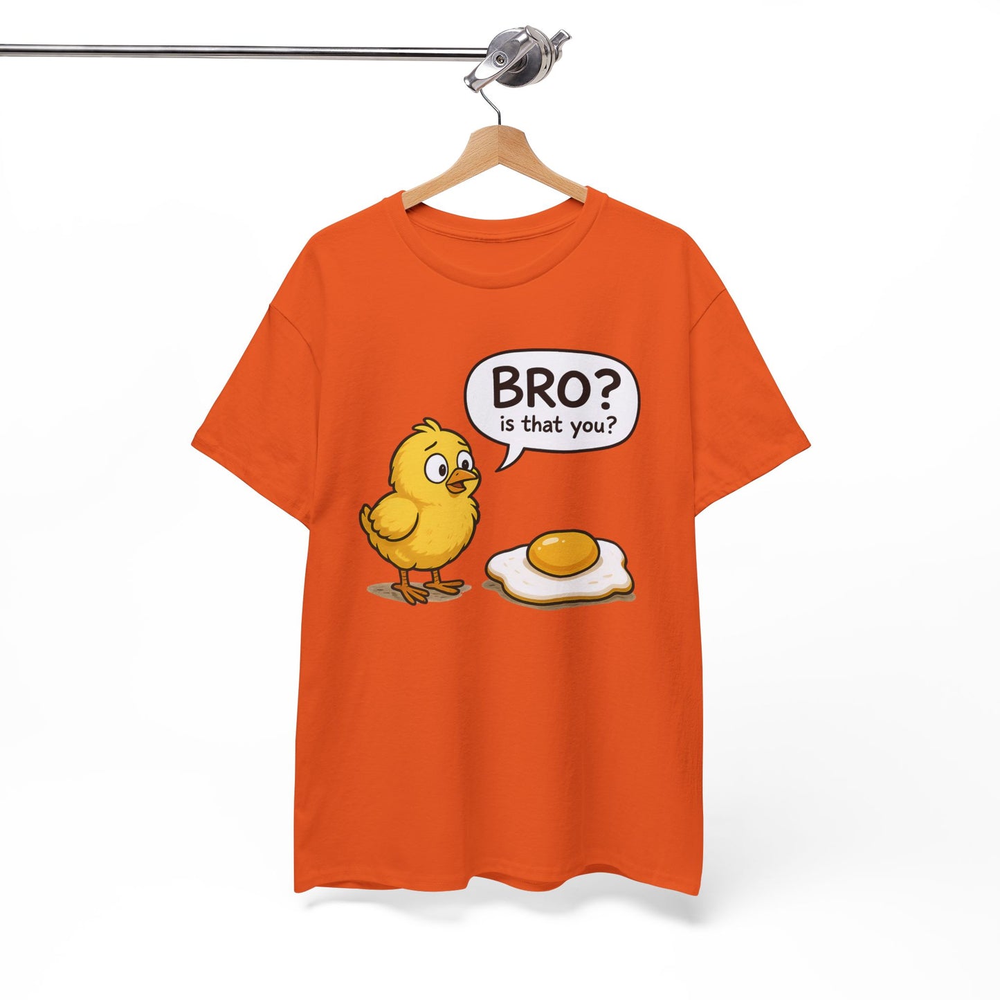 Funny Chick and Egg T‑Shirt — "Bro? Is That You?" Cute Novelty Tee