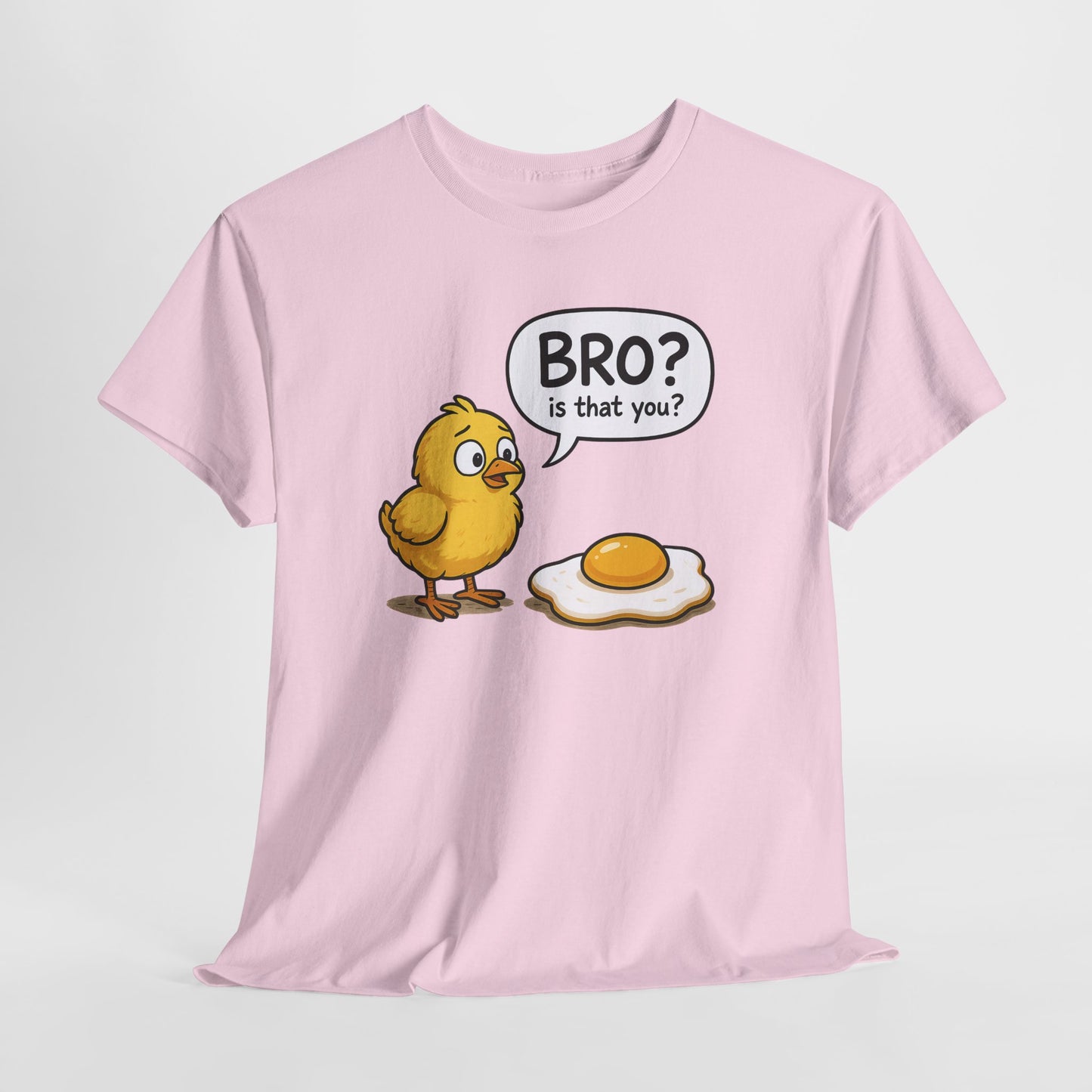 Funny Chick and Egg T‑Shirt — "Bro? Is That You?" Cute Novelty Tee
