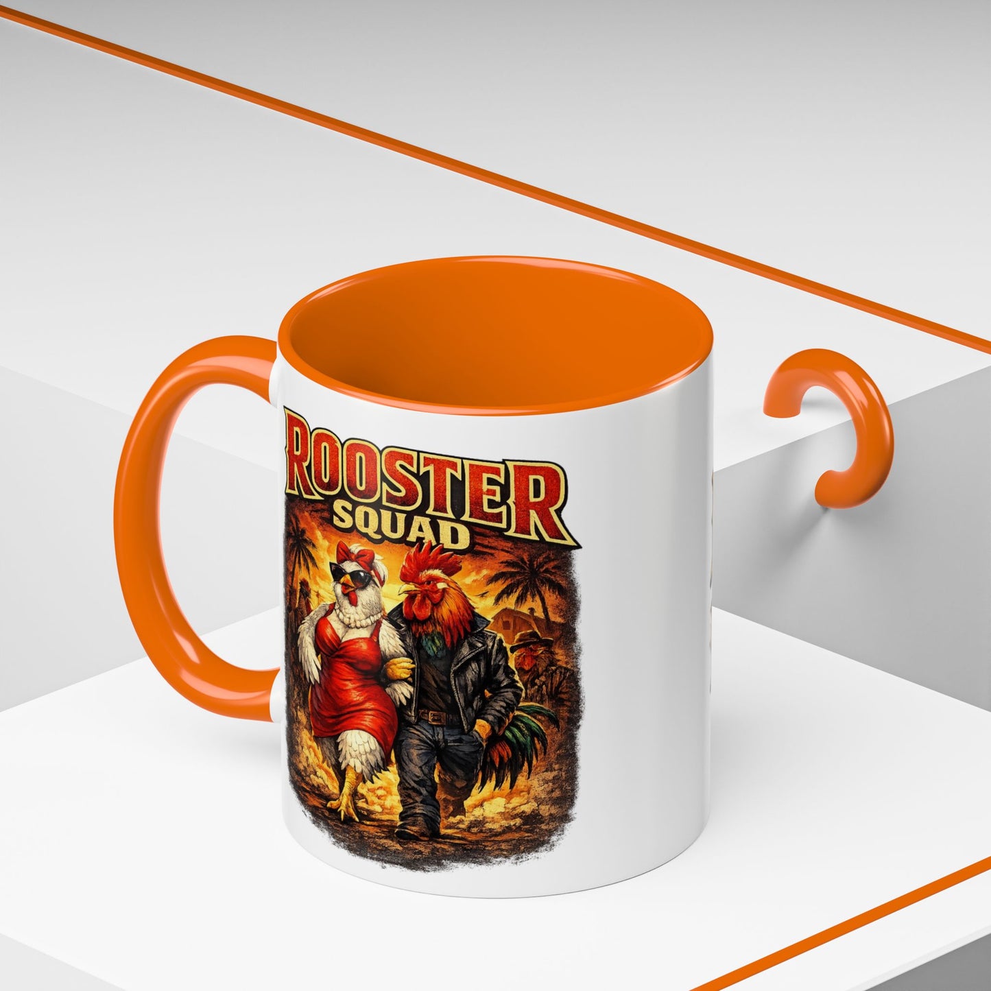 Rooster Squad Coffee Mug — “Big Hen Energy” Funny Farm Chicken Gift