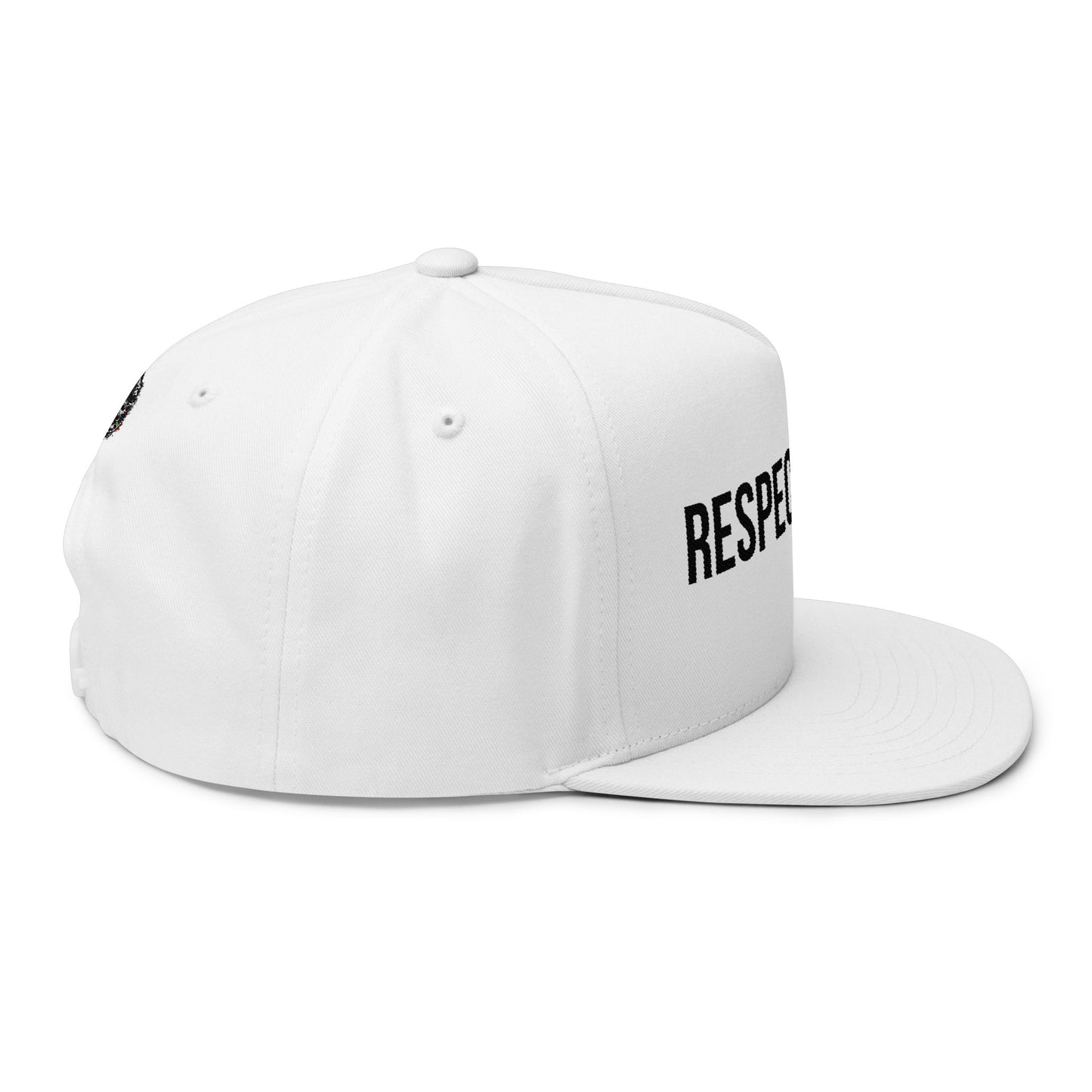 RESPECTFULLY, Embroidered Flat Bill Cap
