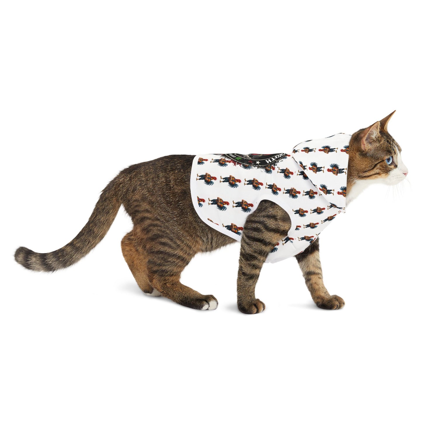 Elevated Truth Rooster All-Over Print Pet Hoodie
