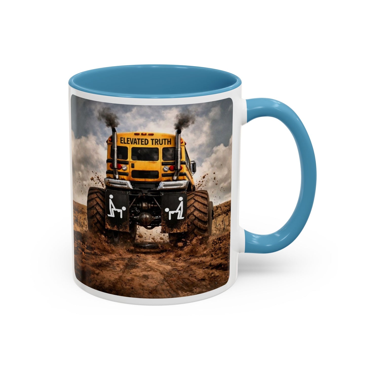 ELEVATED TRUTH MONSTER BUS Coffee Mug — 'Elevated Truth'  SAVING THE STREETS Gift (11/15 oz)