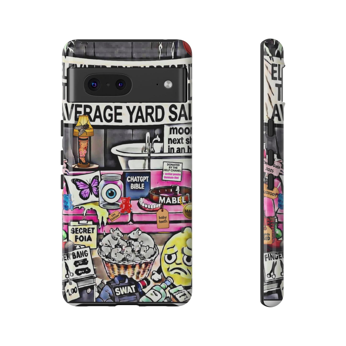 Full - 'Elevated Truth Presents: The Exceptionally Average Yard Sale' Illustrated Design