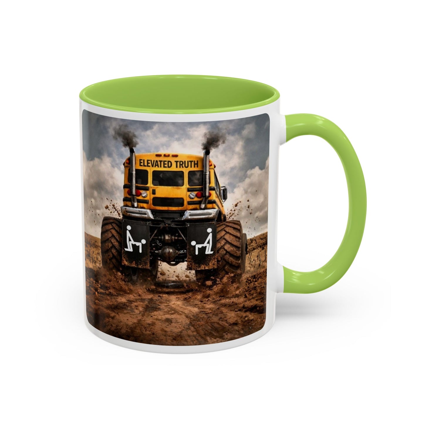 ELEVATED TRUTH MONSTER BUS Coffee Mug — 'Elevated Truth'  SAVING THE STREETS Gift (11/15 oz)