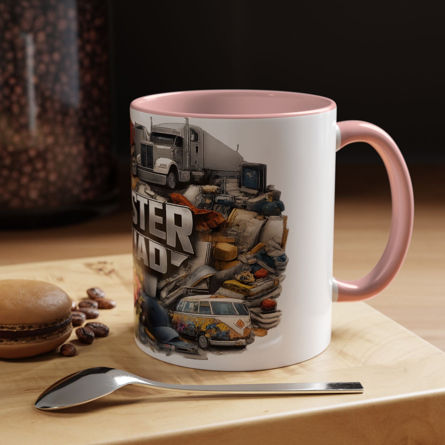 Rooster Squad Accent Coffee Mug — 'Rooster Squad, Loud and Proud' Bright Ceramic Mug