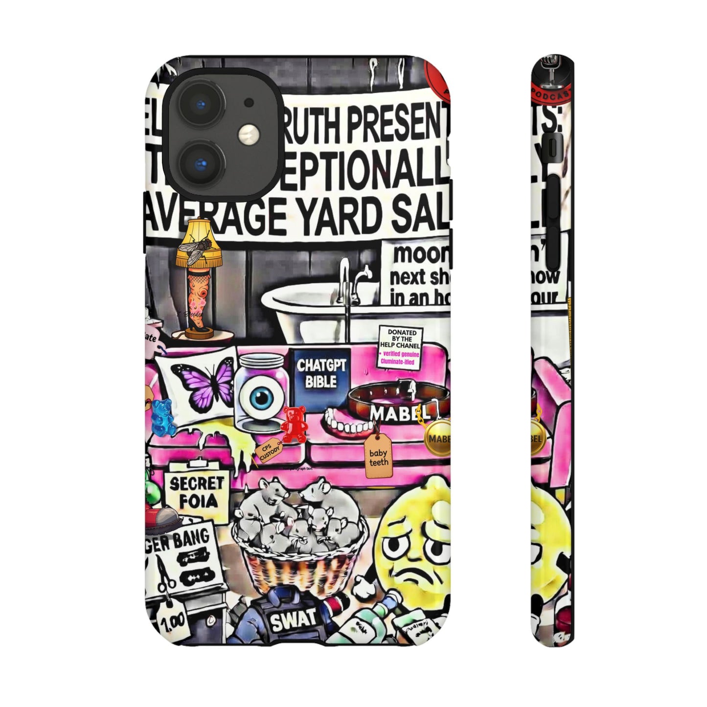 Full - 'Elevated Truth Presents: The Exceptionally Average Yard Sale' Illustrated Design