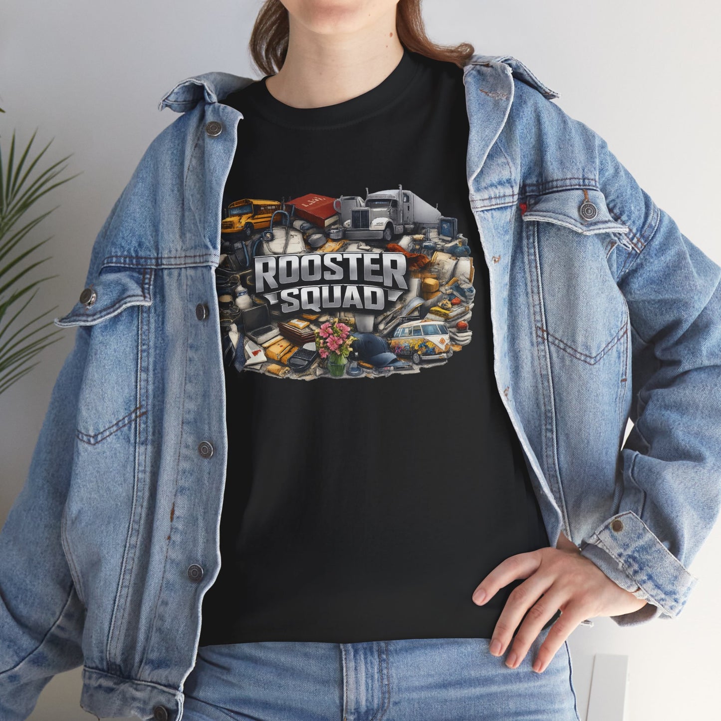 Rooster Squad STRONGER TOGETHER - WE ARE MANY — Vintage Farming / Barnyard Crew Shirt