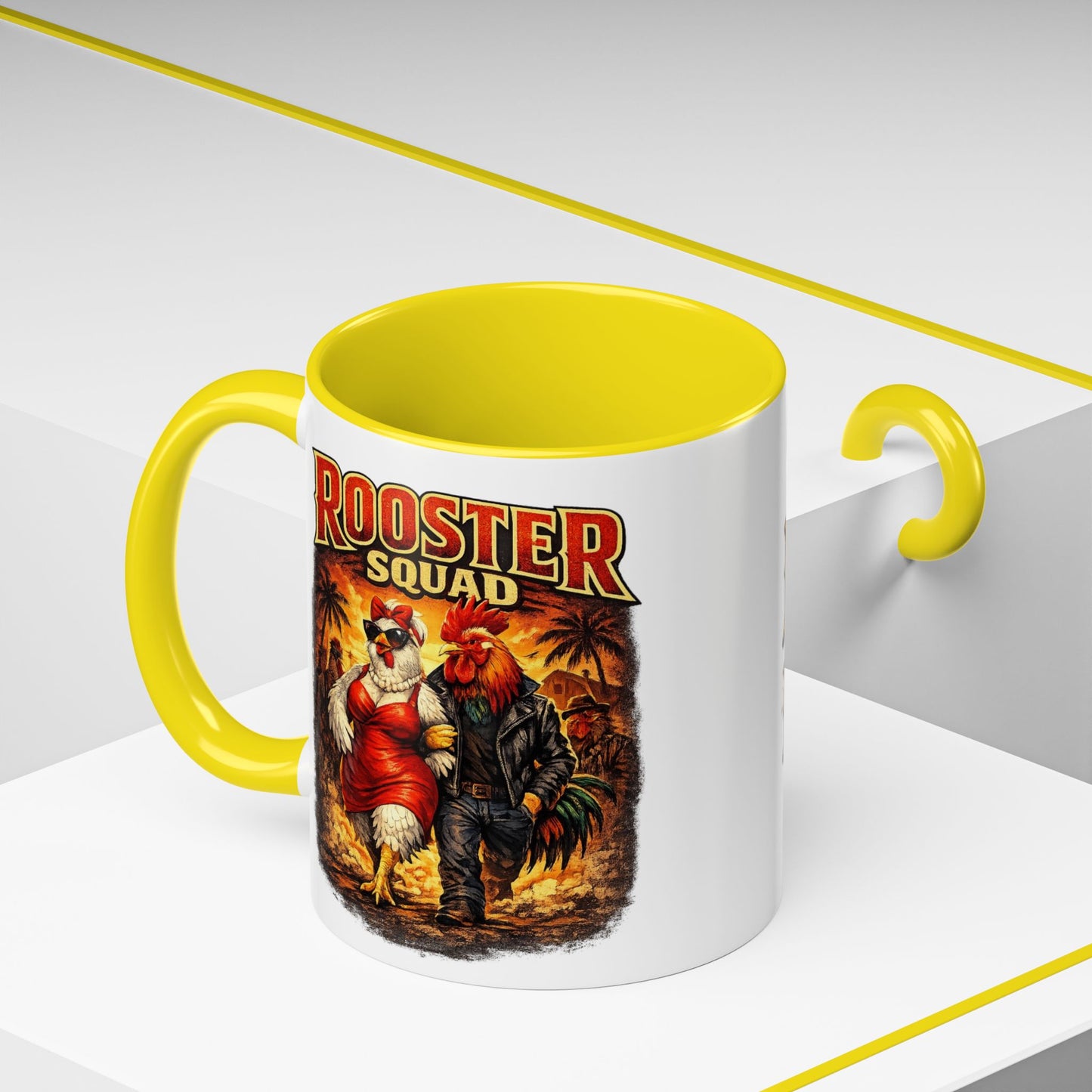 Rooster Squad Coffee Mug — “Big Hen Energy” Funny Farm Chicken Gift