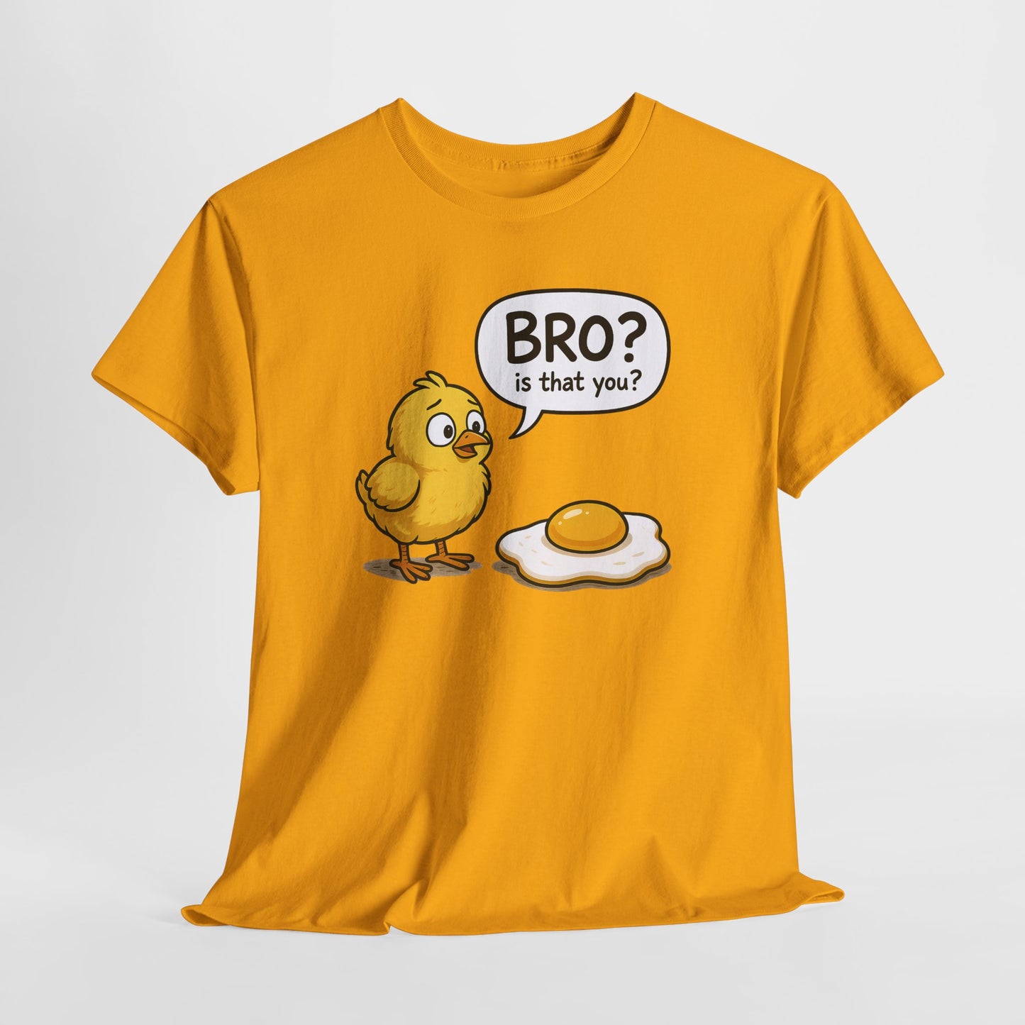 Funny Chick and Egg T‑Shirt — "Bro? Is That You?" Cute Novelty Tee