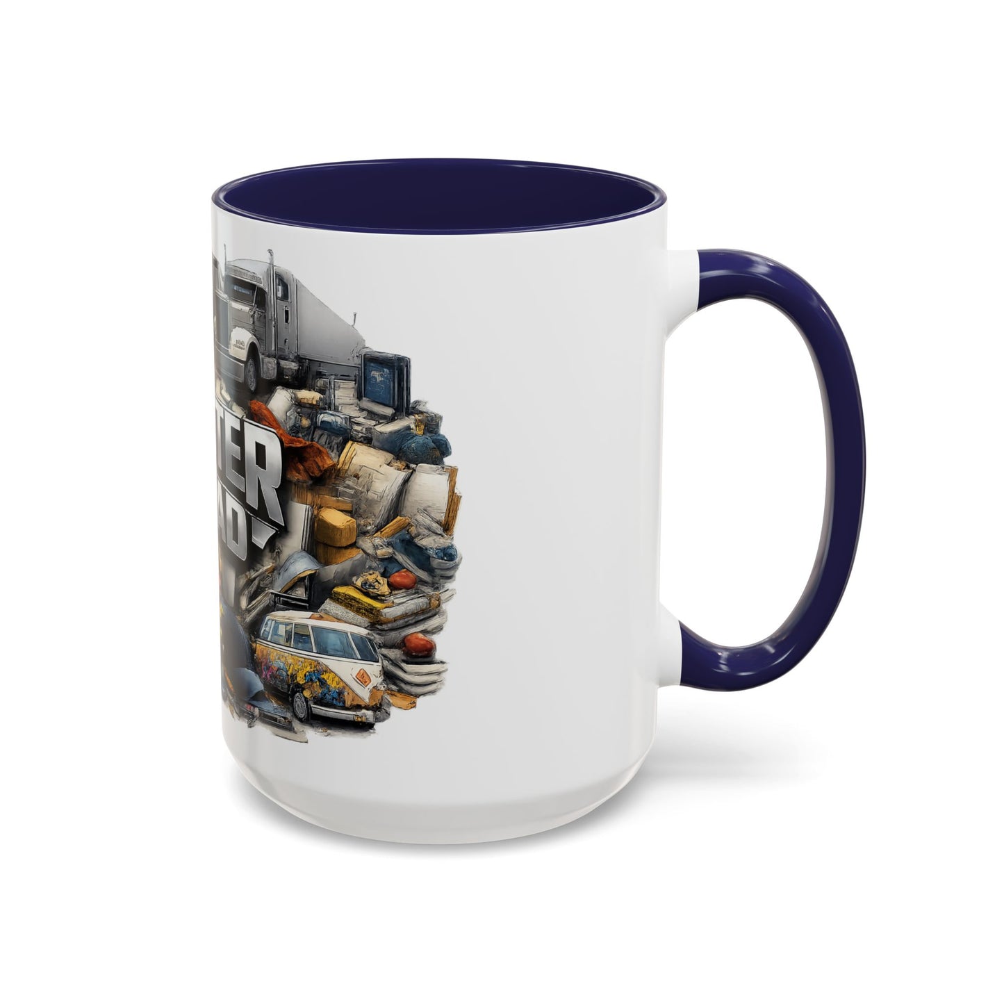 Rooster Squad Accent Coffee Mug — 'Rooster Squad, Loud and Proud' Bright Ceramic Mug