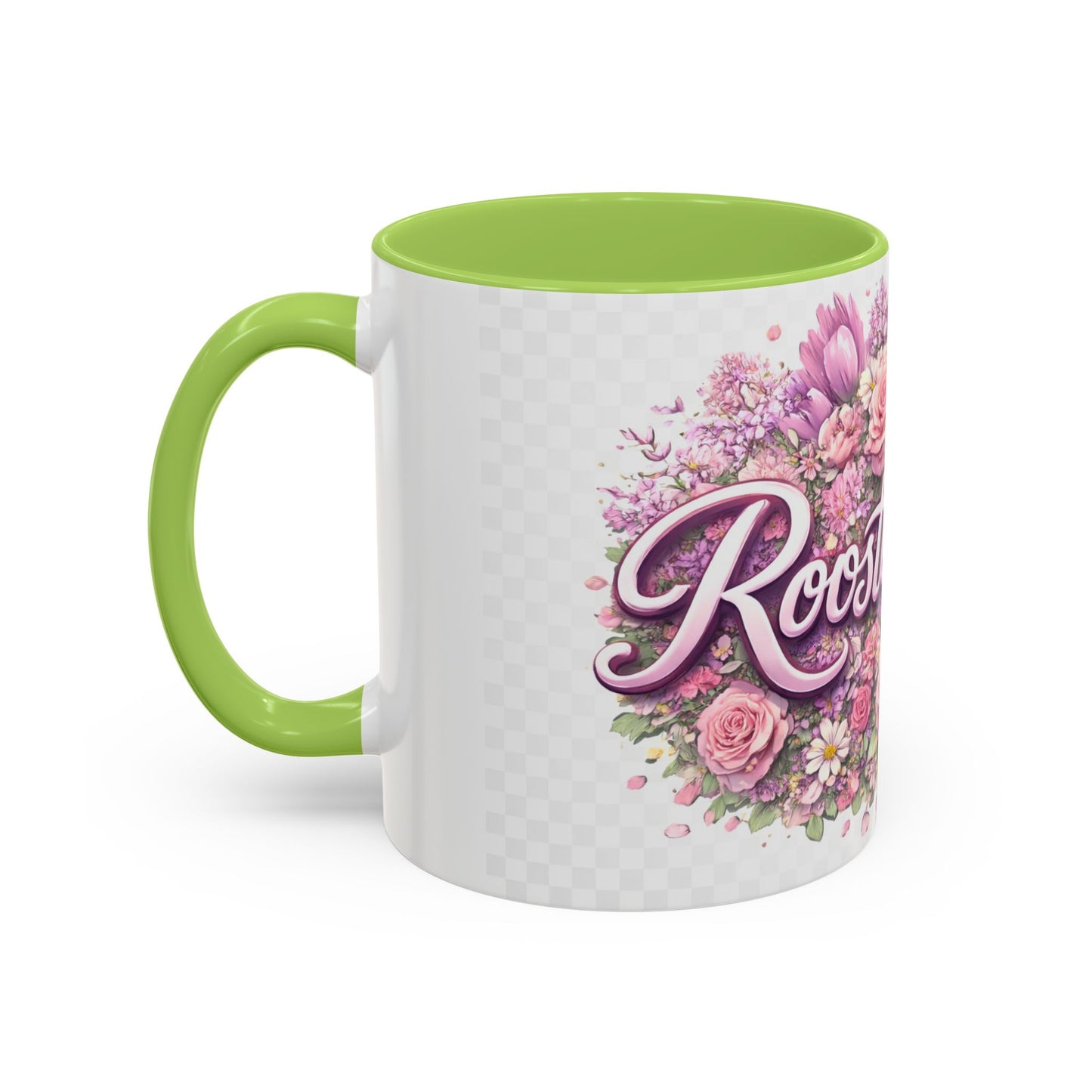 Rooster Squad Floral Accent Coffee Mug — Pink Rose Garden 11/15oz