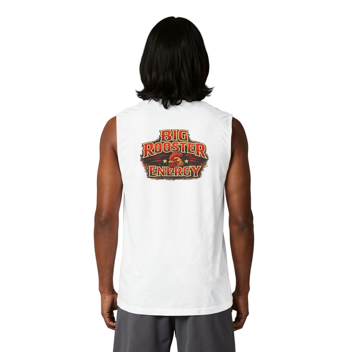 Rooster Energy Men's Tank — Big Rooster Energy Muscle Tank Top
