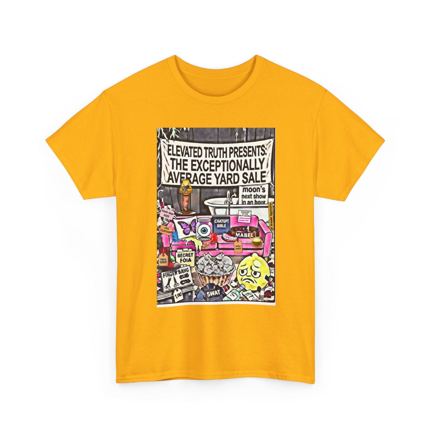 Funny YouTube Streets 'End of the Year YARDSALE!' T‑Shirt