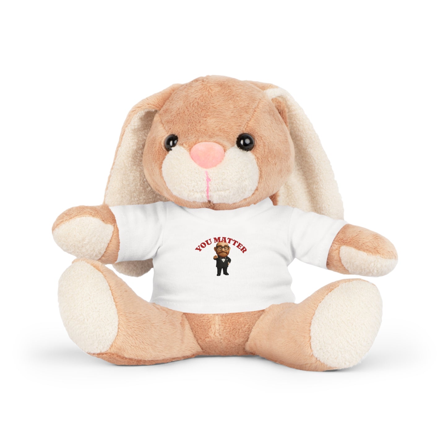 Teddy Bear Plush – "You Matter" Bear with T‑Shirt - Elevated Truth Style