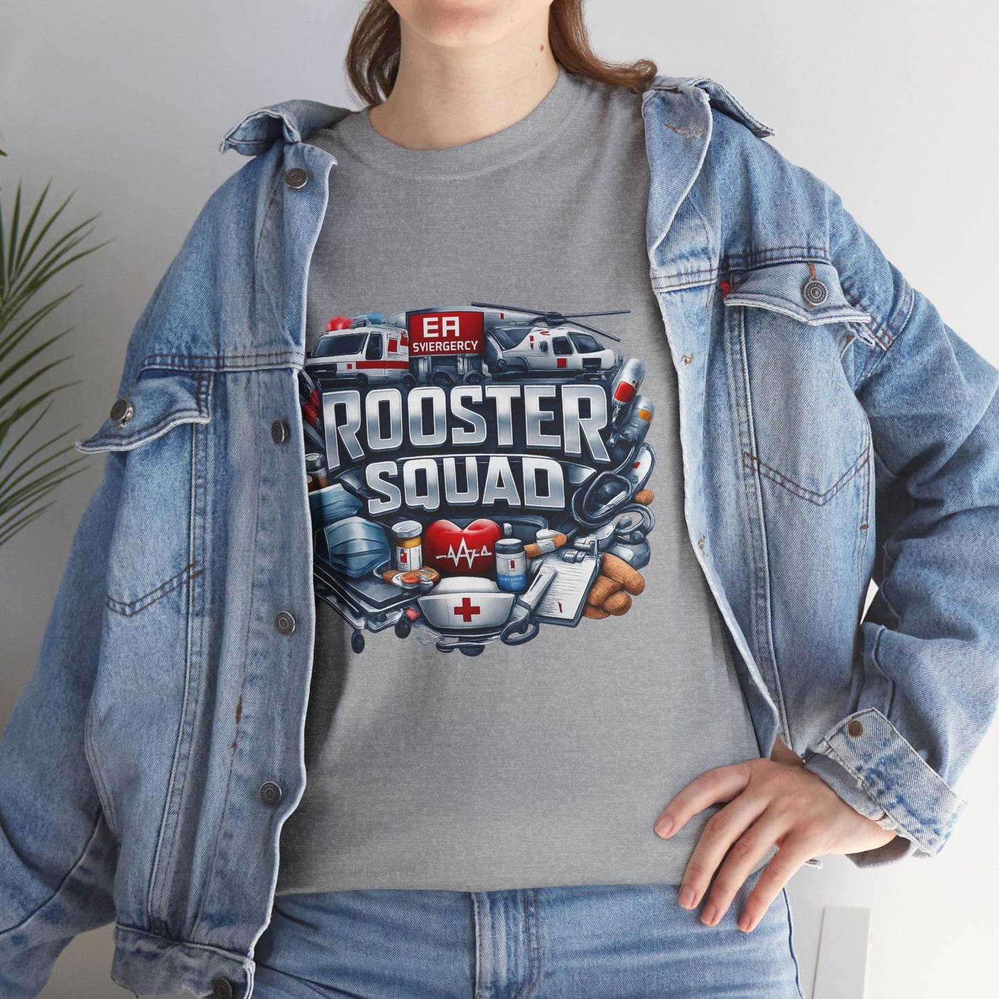 Rooster Squad ER Team T-Shirt — Emergency Medical Technician Paramedic Tee