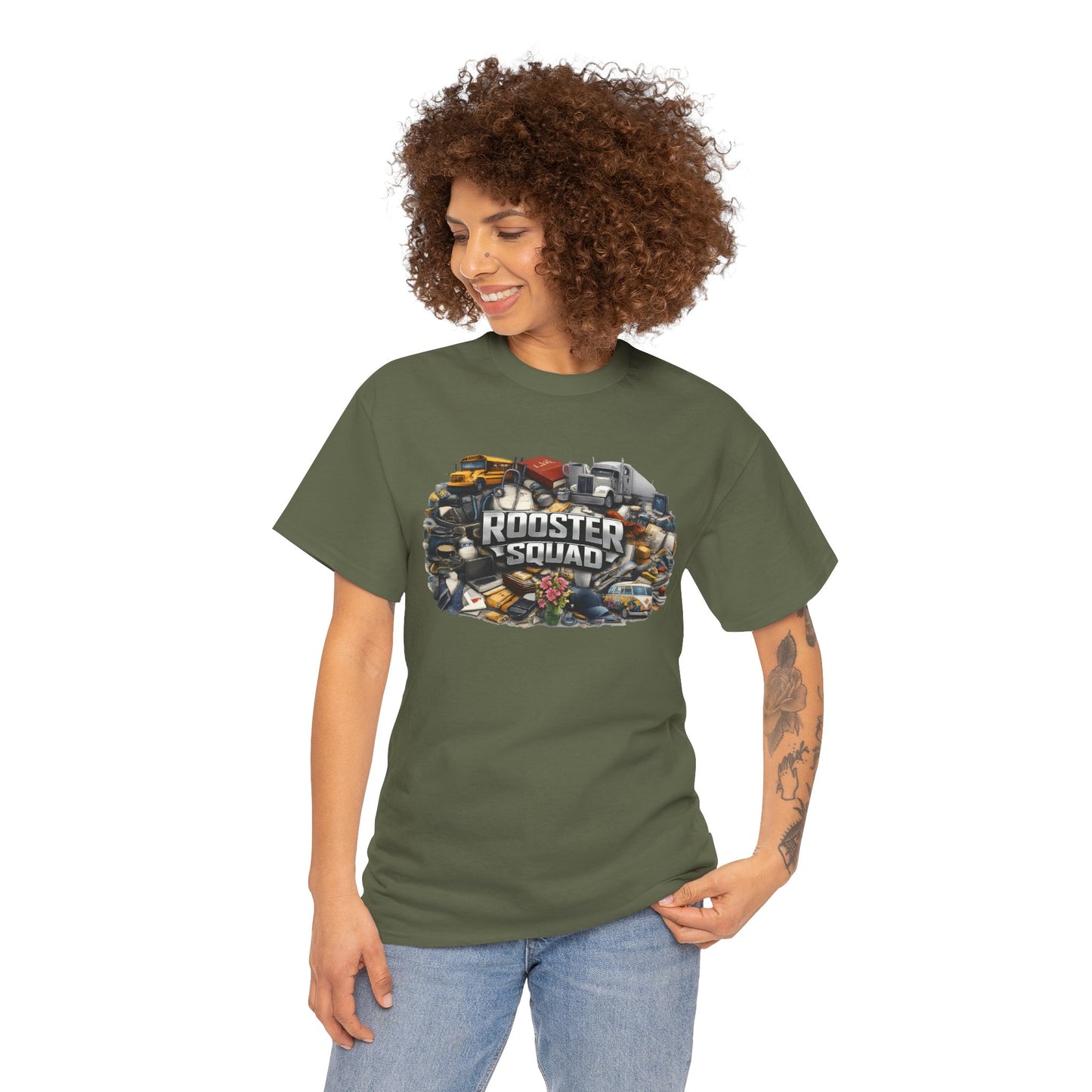 Rooster Squad STRONGER TOGETHER - WE ARE MANY — Vintage Farming / Barnyard Crew Shirt