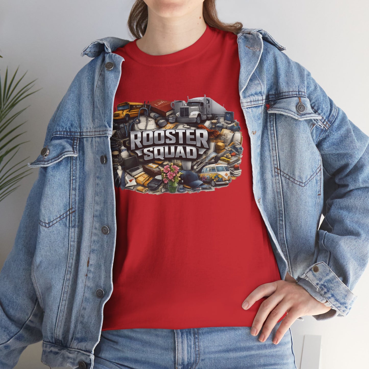 Rooster Squad STRONGER TOGETHER - WE ARE MANY — Vintage Farming / Barnyard Crew Shirt