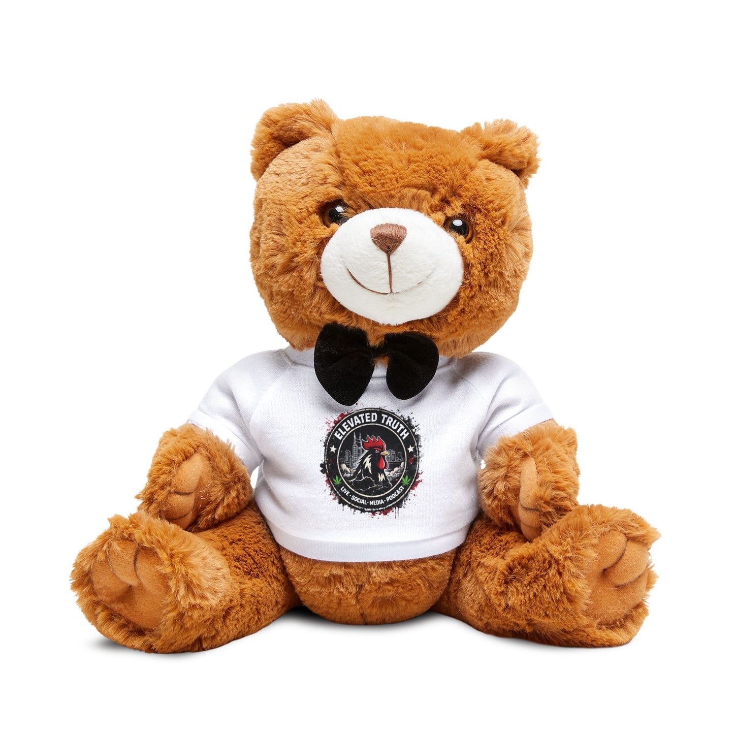 Elevated Truth Logo Teddy Bear with T‑Shirt