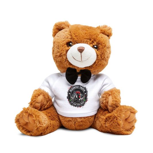 Elevated Truth Logo Teddy Bear with T‑Shirt