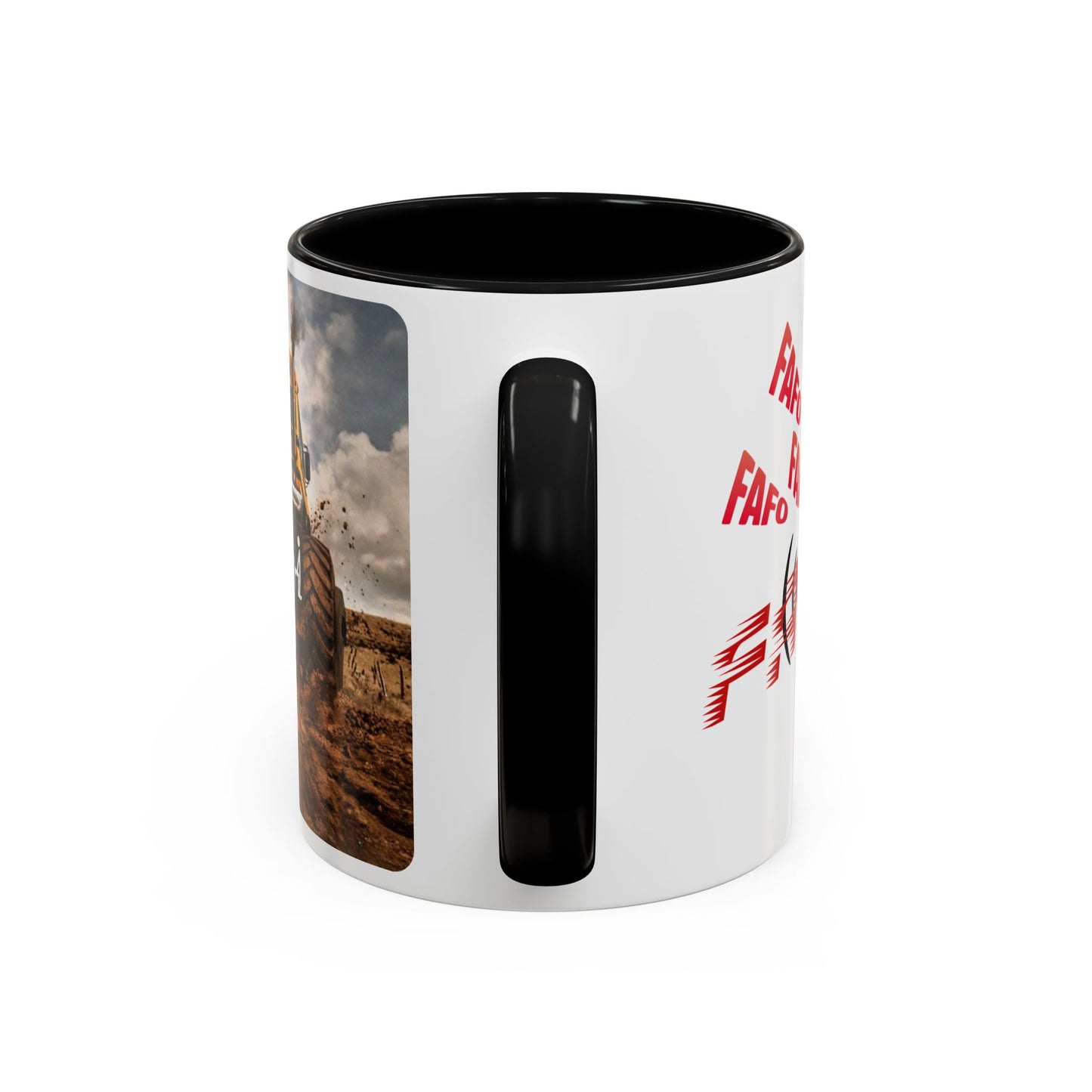 ELEVATED TRUTH MONSTER BUS Coffee Mug — 'Elevated Truth'  SAVING THE STREETS Gift (11/15 oz)