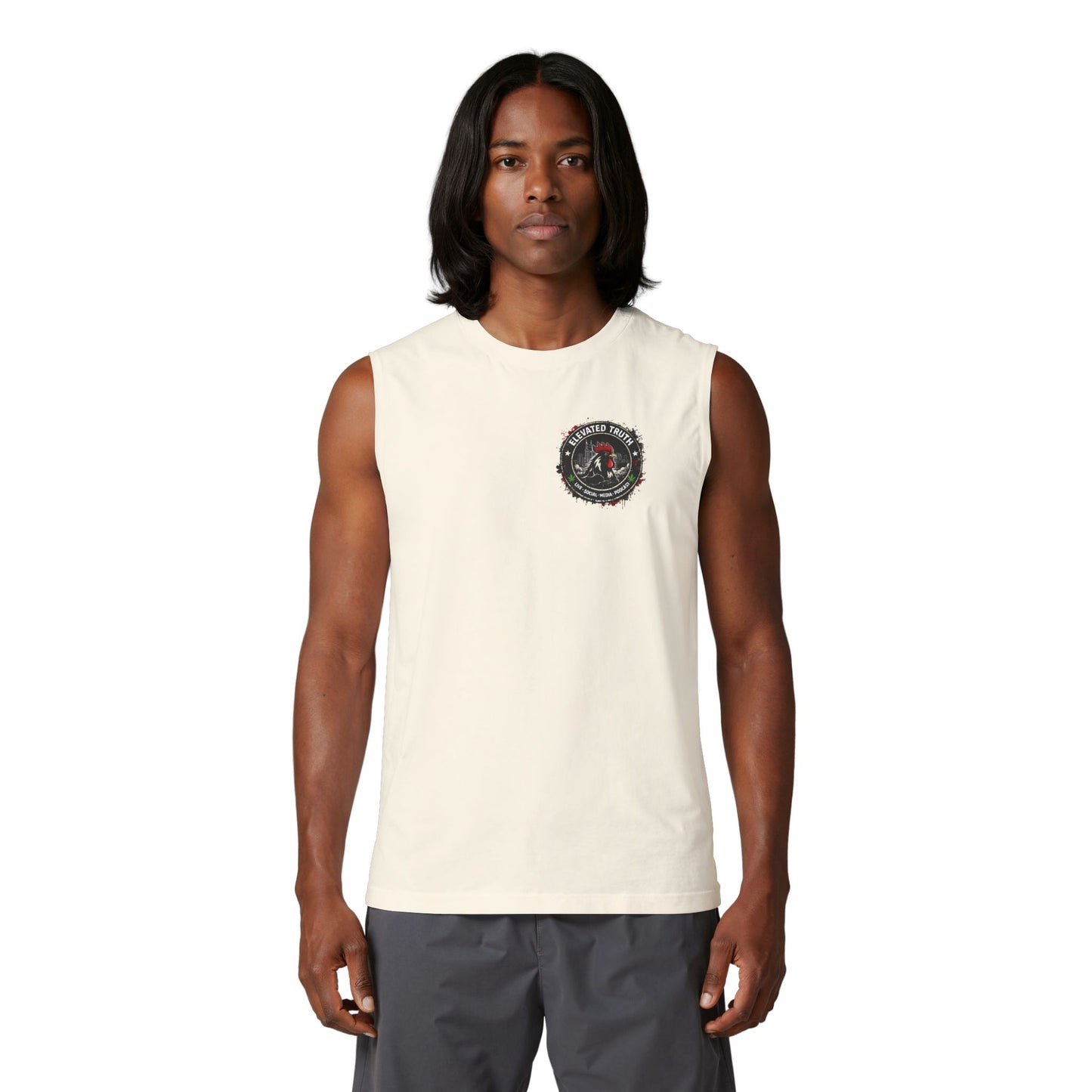 Rooster Energy Men's Tank — Big Rooster Energy Muscle Tank Top