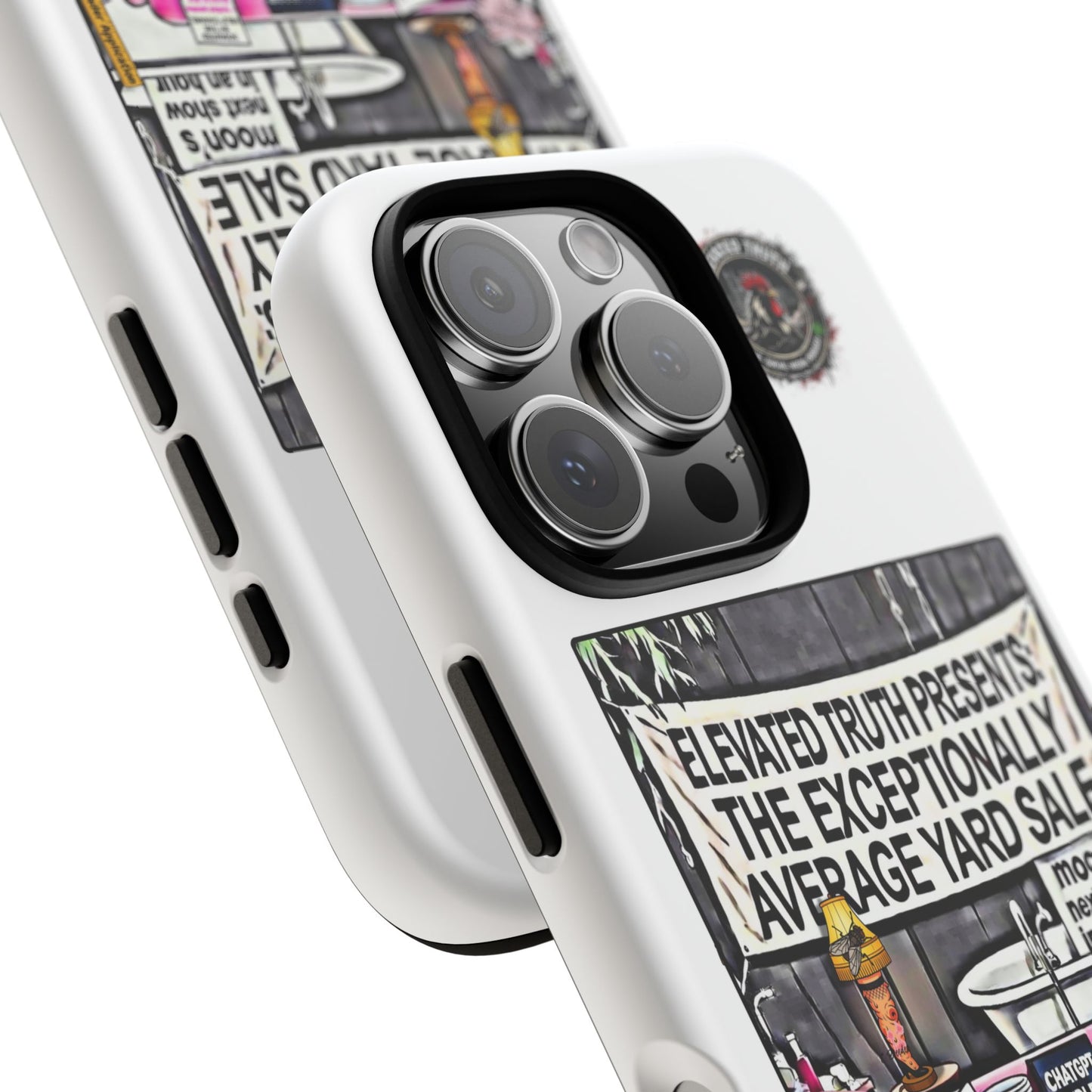 Phone Case — 'Elevated Truth Presents: The Exceptionally Average Yard Sale' Illustrated Design