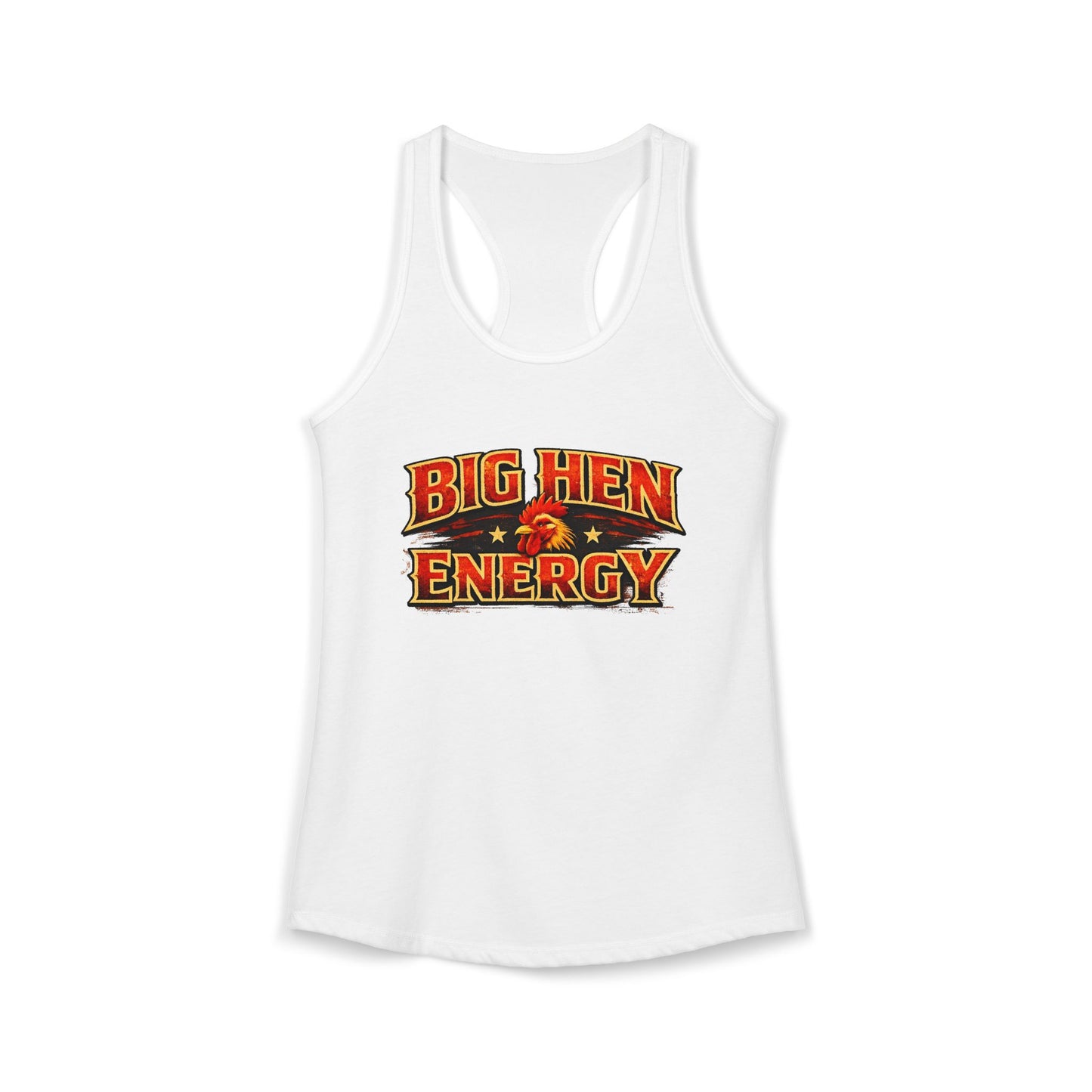 Big Hen Energy Rooster Squad Racerback Tank