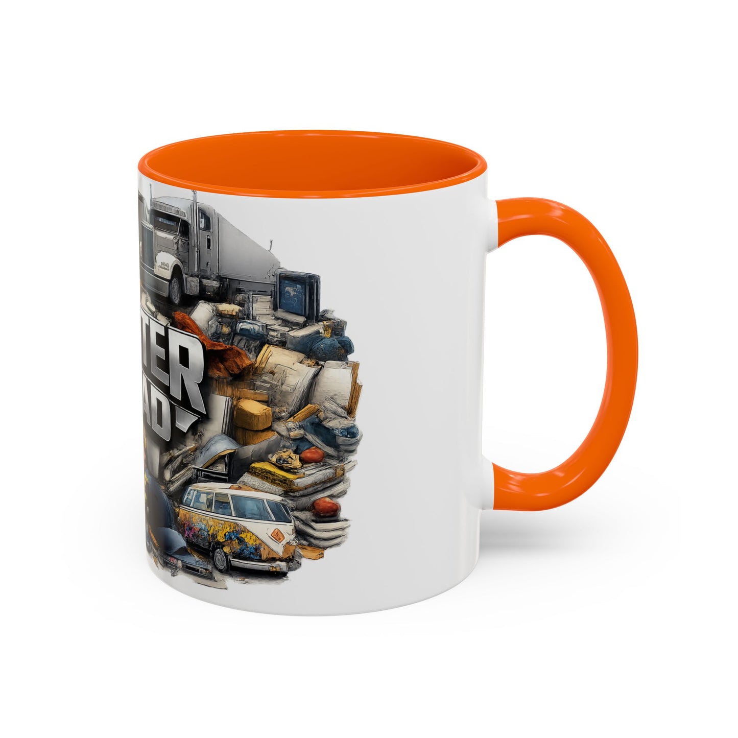 Rooster Squad Accent Coffee Mug — 'Rooster Squad, Loud and Proud' Bright Ceramic Mug