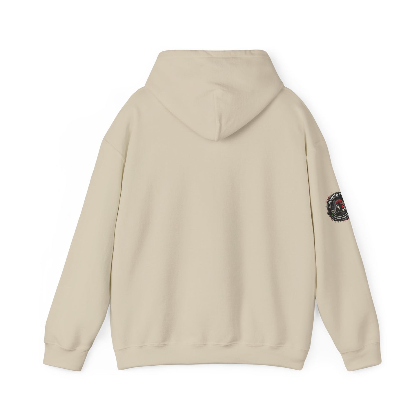 RESPECTFULLY, Hoodie — Minimalist White Pullover with 'RESPECTFULLY' Chest Print