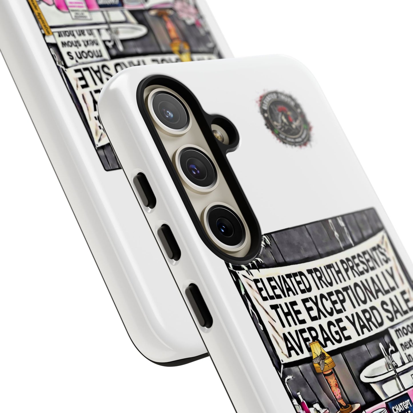 Phone Case — 'Elevated Truth Presents: The Exceptionally Average Yard Sale' Illustrated Design