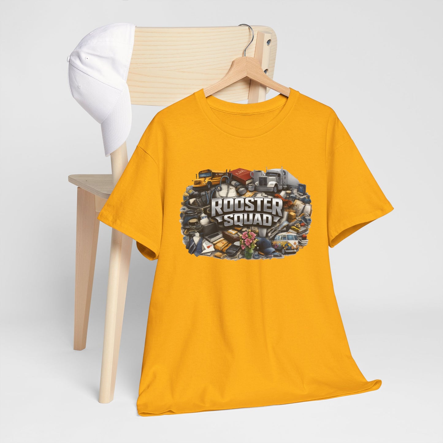 Rooster Squad STRONGER TOGETHER - WE ARE MANY — Vintage Farming / Barnyard Crew Shirt