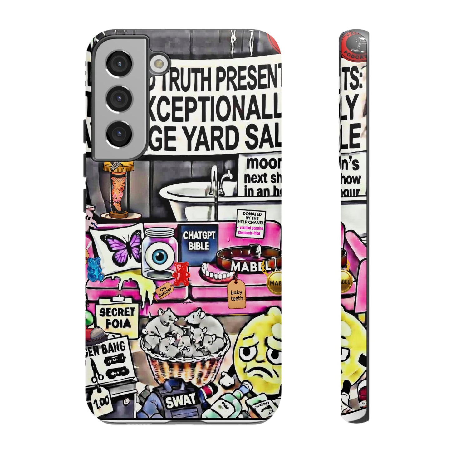 Full - 'Elevated Truth Presents: The Exceptionally Average Yard Sale' Illustrated Design