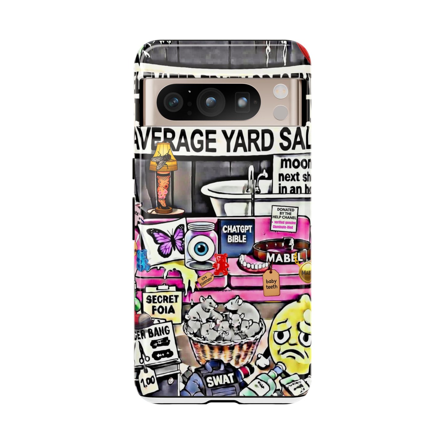 Full - 'Elevated Truth Presents: The Exceptionally Average Yard Sale' Illustrated Design