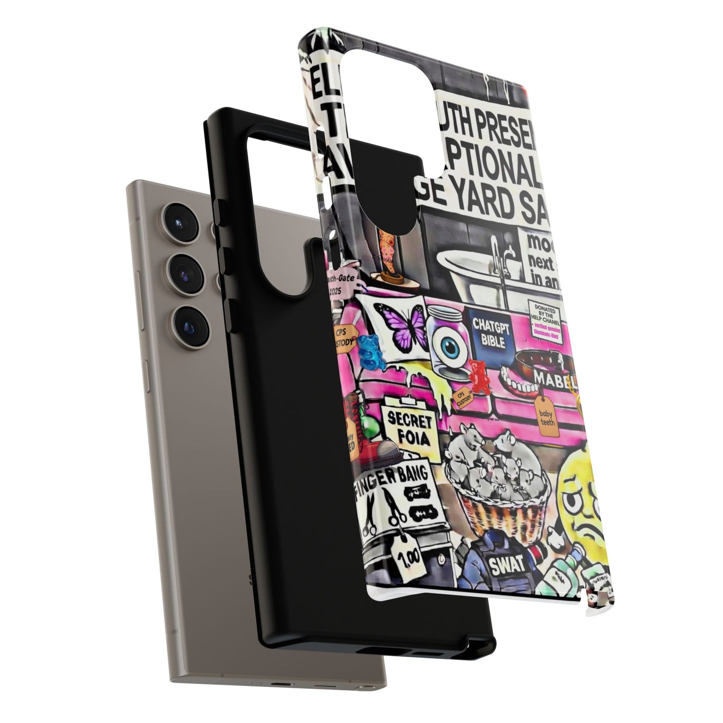 Full - 'Elevated Truth Presents: The Exceptionally Average Yard Sale' Illustrated Design