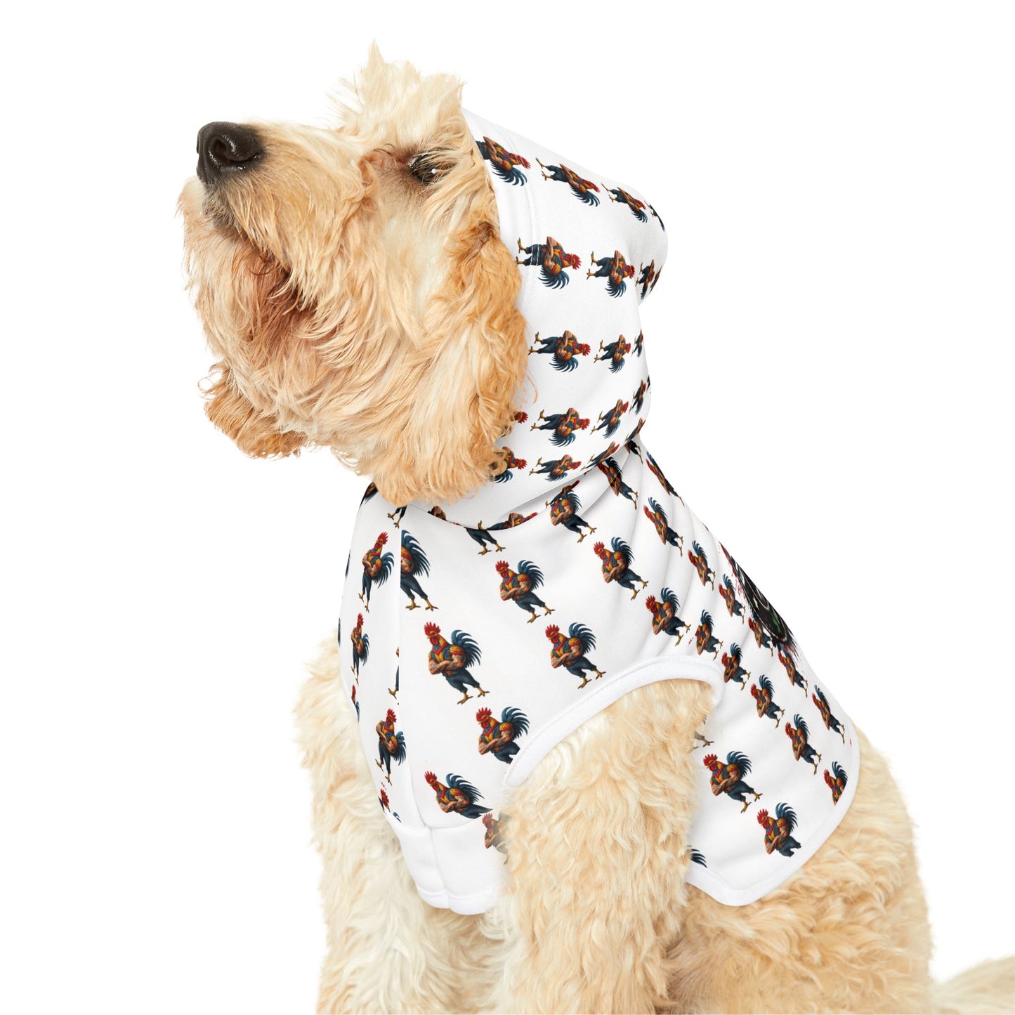 Elevated Truth Rooster All-Over Print Pet Hoodie