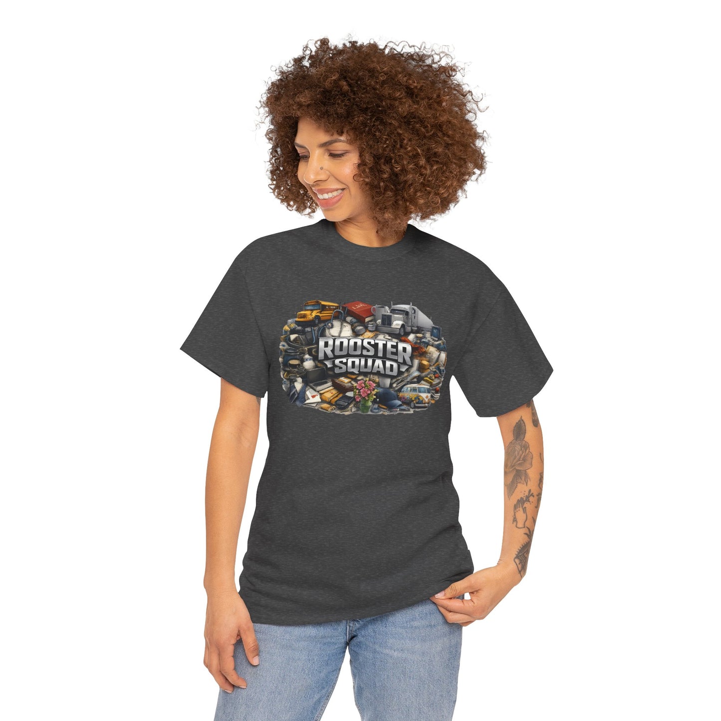 Rooster Squad STRONGER TOGETHER - WE ARE MANY — Vintage Farming / Barnyard Crew Shirt