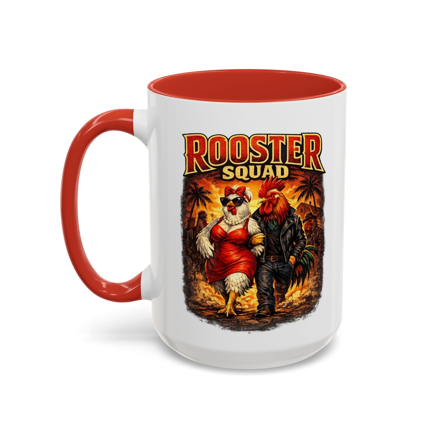 Rooster Squad Coffee Mug — “Big Hen Energy” Funny Farm Chicken Gift