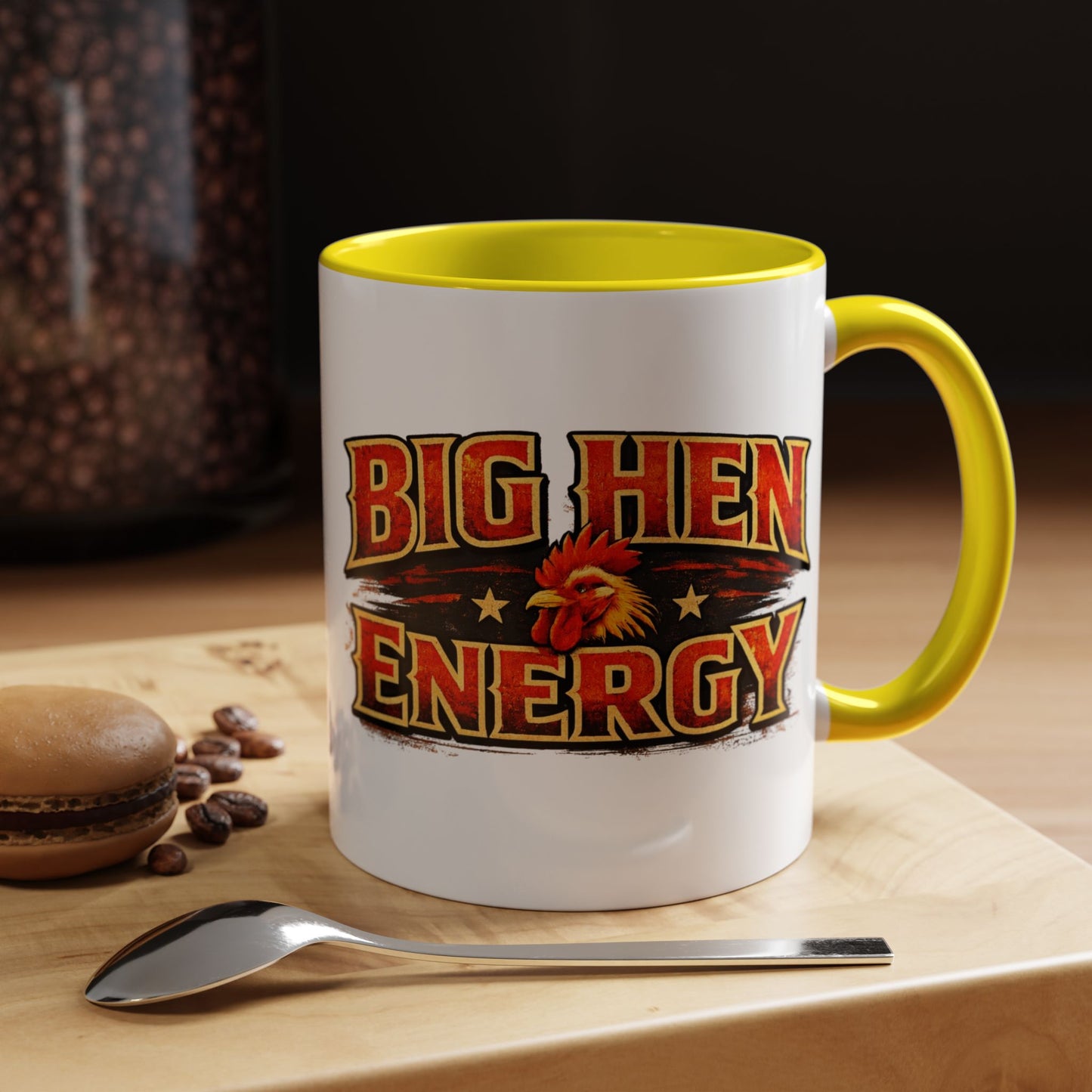 Rooster Squad Coffee Mug — “Big Hen Energy” Funny Farm Chicken Gift